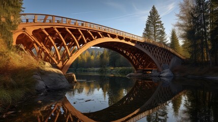 bridge material timber frame