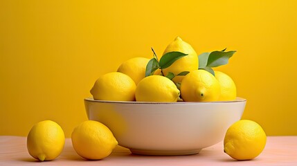 cheerful yellow color background