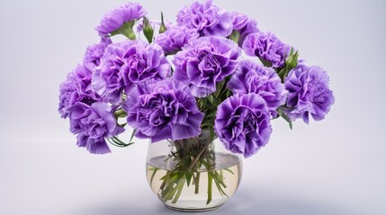 flowers purple carnation