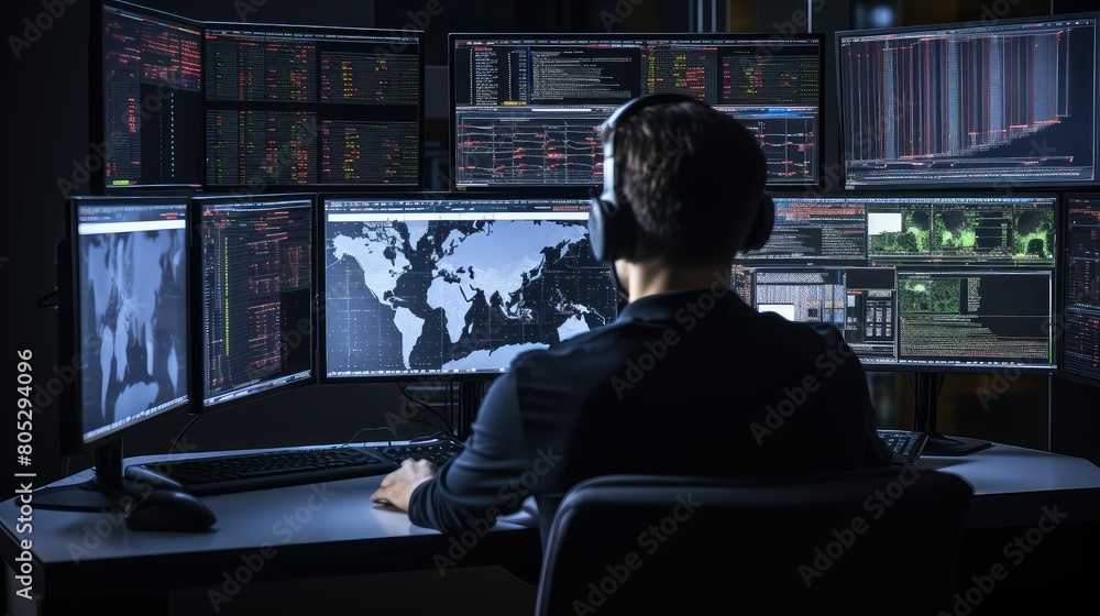 Poster computer data technology security