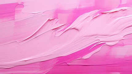 Obraz premium bold pink brush stroke