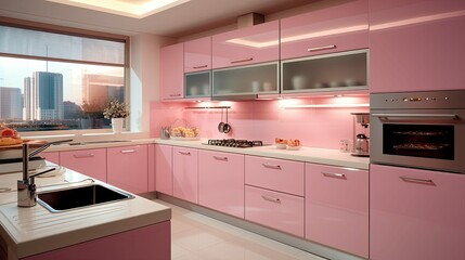 chic pink design