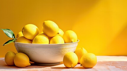 cheerful yellow color background