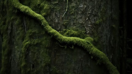 Obraz premium foliage dark green textures