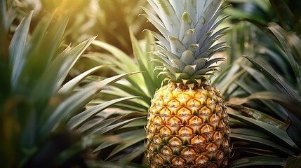 Fototapeta premium sweet view pineapple fruit