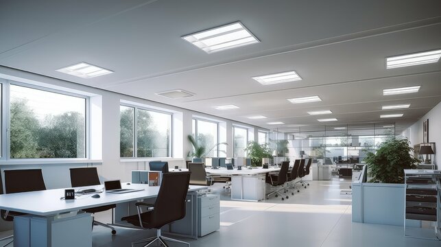 efficient led office lighting