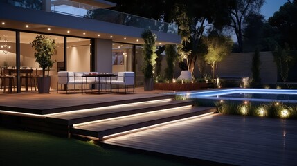 installation modern home lights