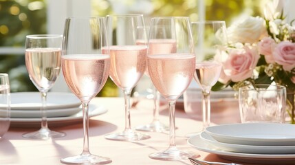 bubbly pink prosecco