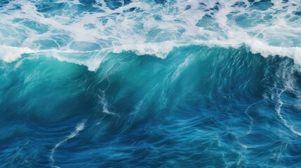 vibrant blue wave background