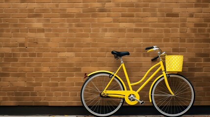 bicycle yellow polka dots - Powered by Adobe
