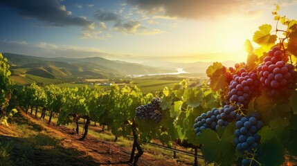 vineyard fruit grape background