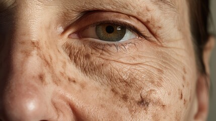 spots sun damaged skin