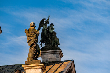 statue on St. Isaac's Cathedral