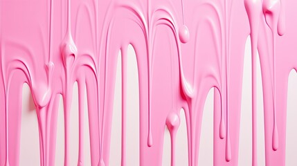 visual pink paint dripping