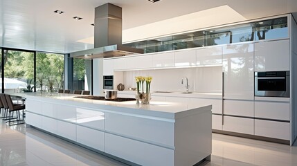 sleek contemporary interiors