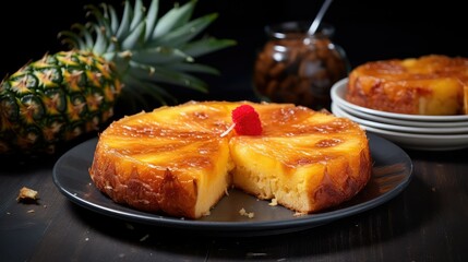delicious tasty pineapple fruit