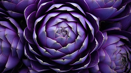 Obraz premium rich purple artichoke