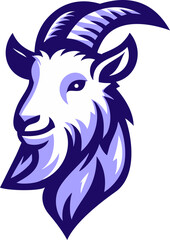 goat head logo vector