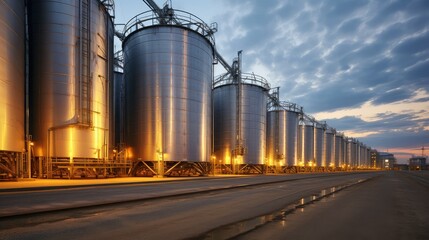 Obraz premium symmetry grain technology