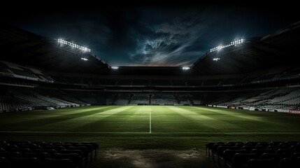 stands stadium dark