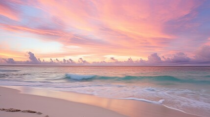 Fototapeta premium ocean pink white blog