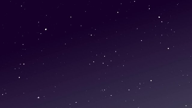 starry night purple sky
