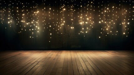 hanging empty dark room