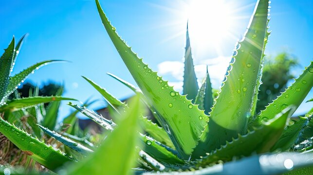 healing aloe sunburn