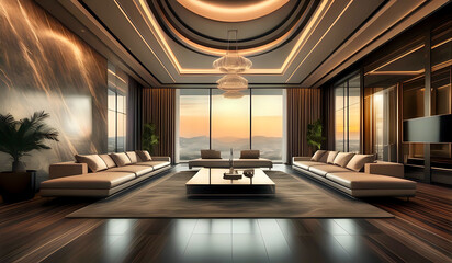 Fototapeta premium modern living room