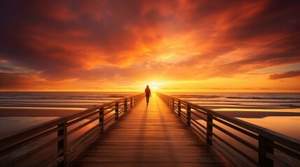 calm light at the end