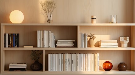 bookshelf light maple wood