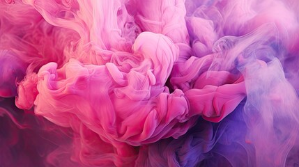 Fototapeta premium vibrant pink and purple smoke
