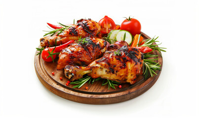 Summer BBQ Extravaganza: Grilled Chicken and Fresh Veggies