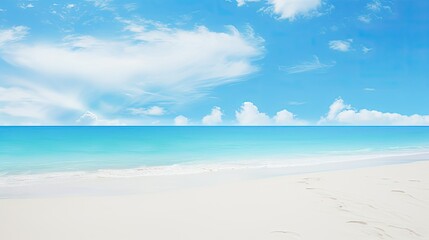 Obraz premium ocean light blue and white background