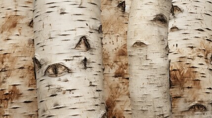 nature birch In the second photograph