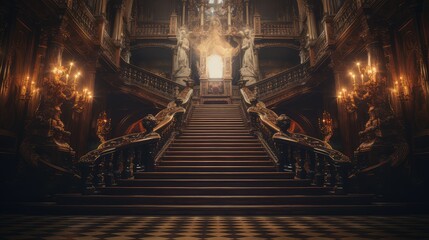 interior blurred castle interiors