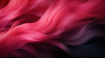 Obraz premium Digital Art of Pink And Black Texture Gradient Wavy Background
