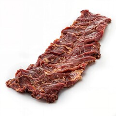 AI generated illustration of a piece of beef with marbled skin and textured bone