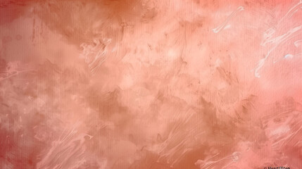 Fototapeta premium A rose-colored canvas, textured with subtle washes, beckons creativity. A blank space for new ideas.
