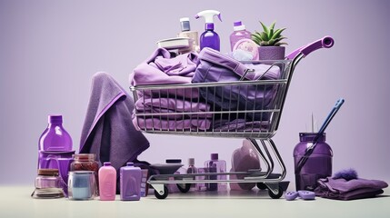 violet purple shopping