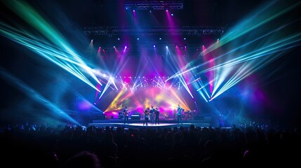 colors moving lights