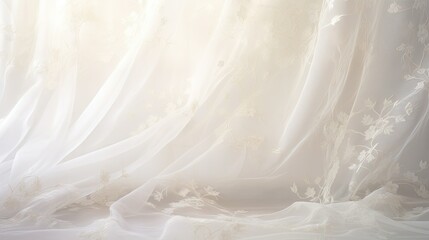 Obraz premium billowing light white texture