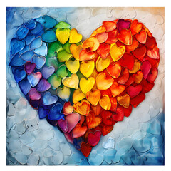 Heart-shaped image celebrating neurodiversity on World Autism Awareness Day