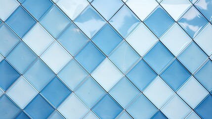 ceramic light blue geometric pattern