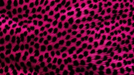 color hot pink cheetah