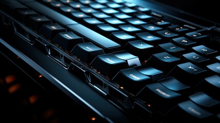 elegant dark keyboard