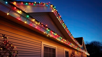 holiday christmas light borders