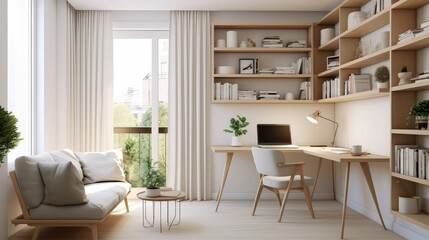 Fototapeta premium desk study interior