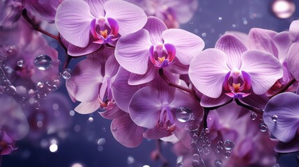 delicate purple flowers background