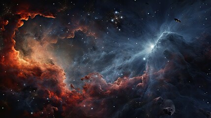 Fototapeta premium space nebula stars